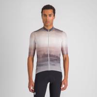 SPORTFUL Cyklistický dres s krátkým rukávem - FLOW SUPERGIARA - béžová/bílá