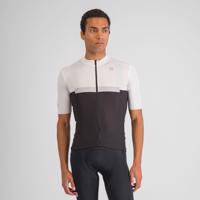 SPORTFUL Cyklistický dres s krátkým rukávem - PISTA - černá/bílá XL