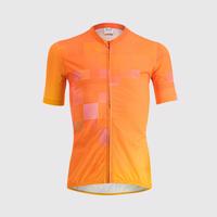 SPORTFUL Cyklistický dres s krátkým rukávem - ROCKET KID - oranžová 6Y