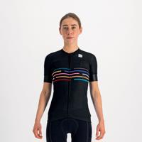 SPORTFUL Cyklistický dres s krátkým rukávem - VELODROME - černá XL