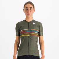 SPORTFUL Cyklistický dres s krátkým rukávem - VELODROME - zelená XL