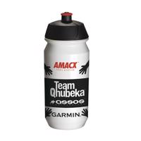 TACX Cyklistická láhev na vodu - QHUBEKA ASSOS 2022  - černá/bílá