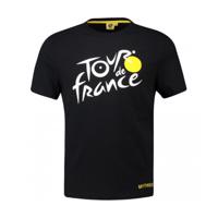 TDF Cyklistické triko s krátkým rukávem - TDF LEADER NOIR '21 - černá M