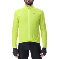 UYN Cyklistická větruodolná bunda - ULTRALIGHT WIND - žlutá 2XL