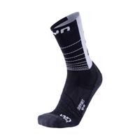 UYN Cyklistické ponožky klasické - SUPPORT - černá/bílá 39-41