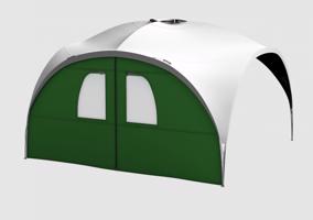 Zástěna Husky Broof XL ZIP zelená